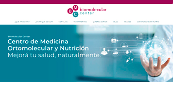 Diseño de sitio web para médicos